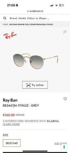 Ray-Ban RB3447JM 919632 - white