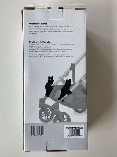 Uppababy - Vista lower twin adaptor