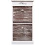 Shoe Cabinet Brown 50x28x98 cm Paulownia Wood Image 2
