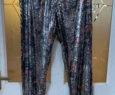 NEW Savida flower print sequin leggings, Size 14, BNWT