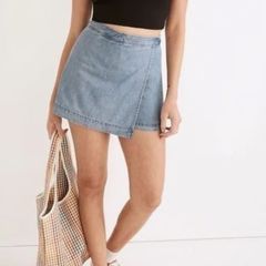 Belived, Denim Skirt - Shorts, Mid Rise, Size XS-S