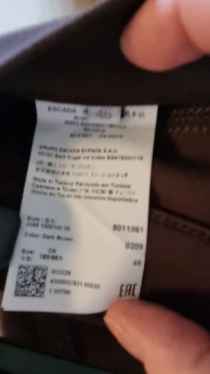 New ESCADA Jeans (Trousers), Brown,  EU 46, UK 16-18
