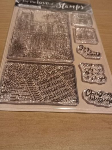 Church choir card stamps