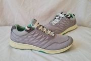 Ecco exceed sport Yak leather trainers Size 6 eu 39 green in excellent condition