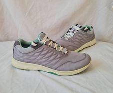 Ecco exceed sport Yak leather trainers Size 6 eu 39 green in excellent condition