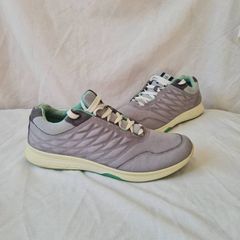 Ecco exceed sport Yak leather trainers Size 6 eu 39 green in excellent condition