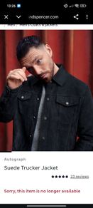 Suede Leather Jacket Autograph