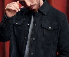Suede Leather Jacket Autograph