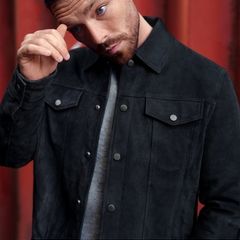 Suede Leather Jacket Autograph