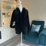 Black Snaggle Ladies Hooded Fleece from Mountain Warehouse Image 9