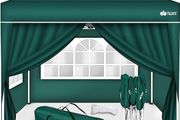 Gazebo 3 x 3 m Waterproof Pop-Up with 4 side panels