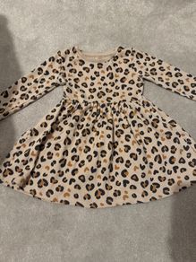 Animal print dress size 2-3 years