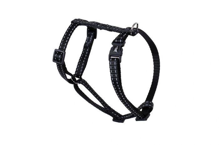 Pet Nova Dog Cat Adjustable Nylon Harness Black XS - XL