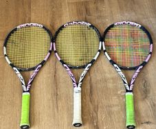 2 x Babolat Pure Drive 26 inch Junior Tennis Rackets