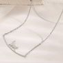 Silver Cat Pendant Whimsical & Minimalist Charm Image 6