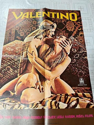 Valentino - Original Film Poster. Ken Russell. C. 1970.