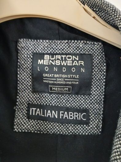 Burton Menswear Blazer Dark Grey