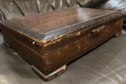 Vintage wooden silverware chest WM Rogers &amp; Son