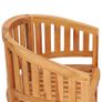 Banana Chairs 2 pcs Solid Teak Wood Image 5