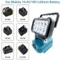 3-inch LED Work Light Suitable For Makita Milwaukee Dewalt 18V Lithium-ion Battery With Handle And USB Interface Flashlight Image 2