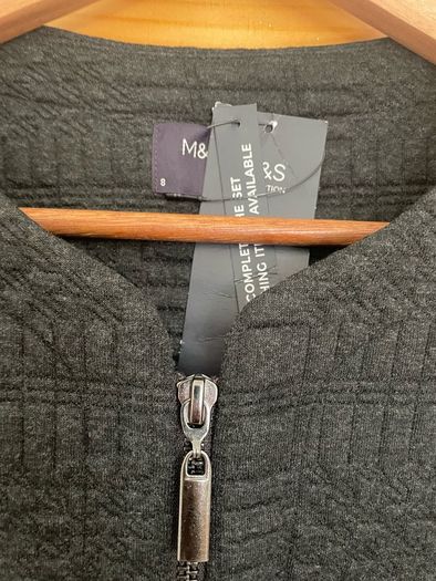 M&S textured slim fit jacket
