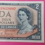 CANADA 1954 Two Dollar banknote in uncirculated condition Image 3