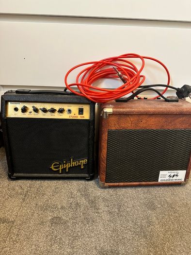 Two amps epiphone