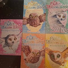 Owl of blossom wood books x5