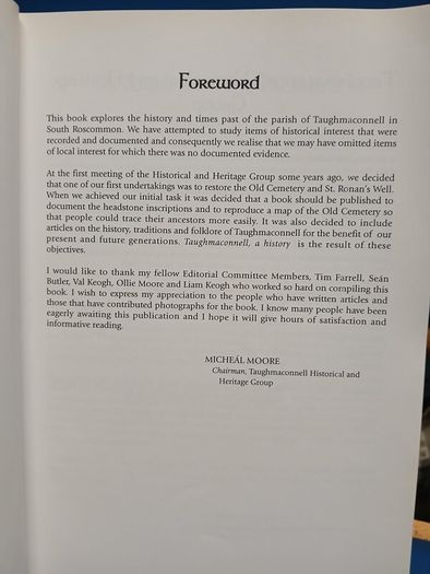 Taughmaconnell, Roscommon local history
