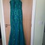 REDUCED - Unique Colour and Style - Never Worn Size 6/8 Aqua Green/Blue/Turquoise Debs/Occasion Dress from So Amazing Image 4