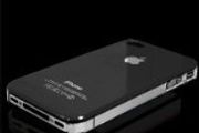 Black Iphone 4 4g Hard Case Cover Protector + Free Screen Protectors