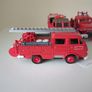 4 Vintage Diecast Fire Engine Models Image 3