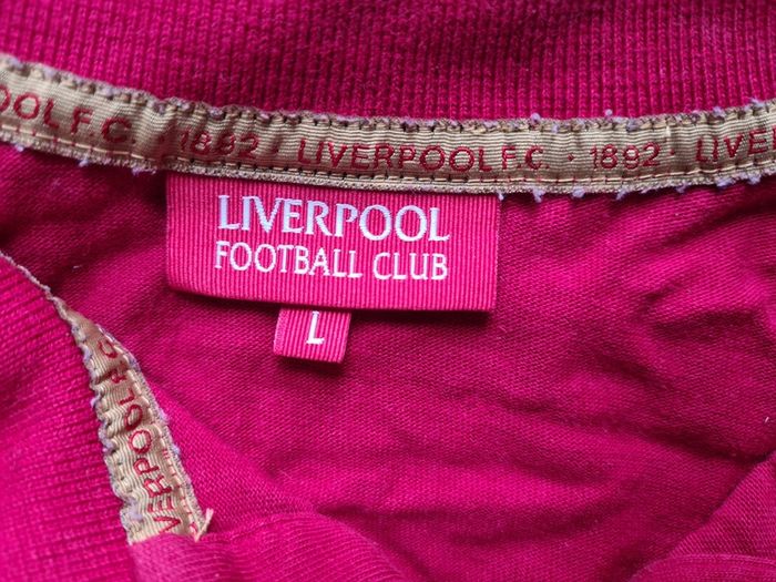 Mens Liverpool shirt polo Anfield red size L