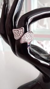 Platinum Plated Crystal Ring