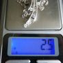 Vintage Sterling Silver 925 Pendant  Necklace 2,5g length - 17" Image 6