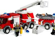Lego City 7239: Fire Truck (2005) 100% Complete (NO BOX)