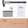 Digital Caliper 150mm with Extra-Large LCD Display, Inch/Fractions/Millimeter Conversion for Small DIY and Homework, Coin Battery included Image 4