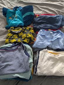 Boys clothes bag