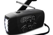 BRAND NEW 3 LED Lights Flashlight Hand Crank Radio 1000mAh Power Bank USB Charger Portable Solar Radio AM/FM NOAA Weather Radio