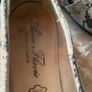 shoes women designer Anne Flavie snake skin effect genuine leather size 5 Image 4