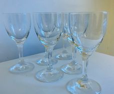 Vintage Schott Zwiesel Zwiesel Glas 5cl Crystal Sherry Glasses Boxed Set of 6