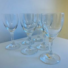 Vintage Schott Zwiesel Zwiesel Glas 5cl Crystal Sherry Glasses Boxed Set of 6