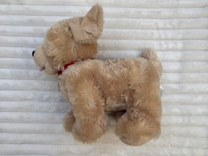 Build A Bear Promise Pets Plush Golden yellow Labrador Retriever Puppy Dog with Barking sound (Press the paw for sound). Approx. 12" Used Please see photos