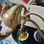 Antique Brass Ceiling Light Image 5