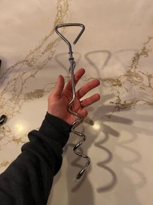 Corkscrew Dog Lead Holder