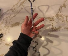 Corkscrew Dog Lead Holder