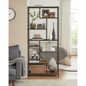 Bookcase Industrial style 6 storey bookcase height 180 cm