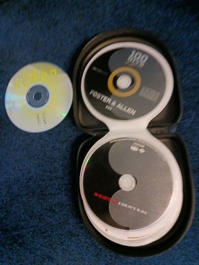 Assorted cds plus carry case