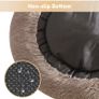 Calming Dog Bed - Washable Fluffy Plush Puppy Cat Bed with Anti-Slip Bottom 60cm Image 5