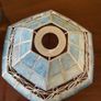 Ceiling Light Shade- Blues And Silver. In Great Condition. Image 10